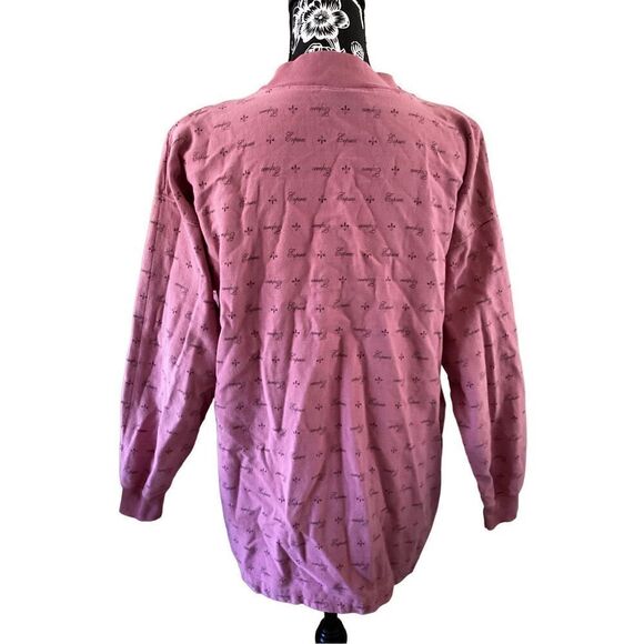 Express Long Sleeve Shirt High Collared Rare Preppy Everyday Casual - Picture 6 of 10